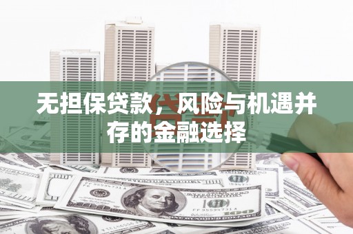 双溪无担保贷款，风险与机遇并存的金融选择