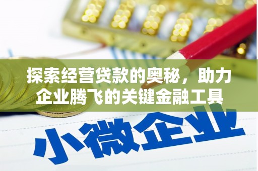 双溪探索经营贷款的奥秘，助力企业腾飞的关键金融工具