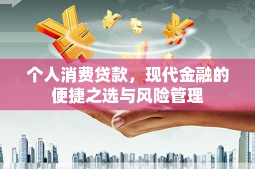 双溪个人消费贷款，现代金融的便捷之选与风险管理
