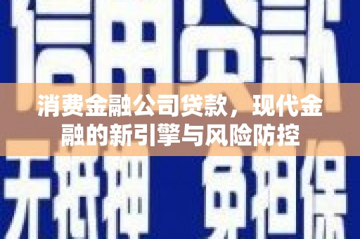 双溪消费金融公司贷款，现代金融的新引擎与风险防控