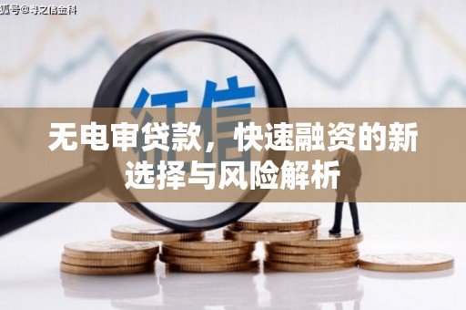 双溪无电审贷款，快速融资的新选择与风险解析