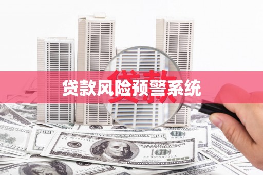 双溪贷款风险预警系统