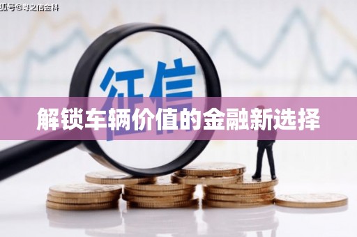 双溪解锁车辆价值的金融新选择