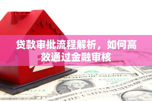 双溪贷款审批流程解析，如何高效通过金融审核