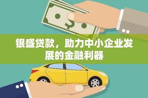 双溪银盛贷款，助力中小企业发展的金融利器