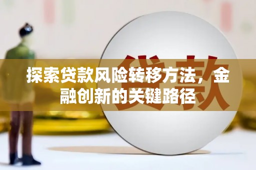 双溪探索贷款风险转移方法，金融创新的关键路径