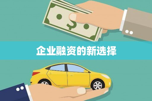 双溪企业融资的新选择
