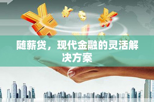 双溪随薪贷，现代金融的灵活解决方案