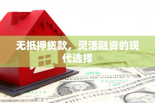 双溪无抵押贷款，灵活融资的现代选择
