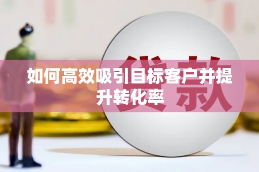 双溪如何高效吸引目标客户并提升转化率