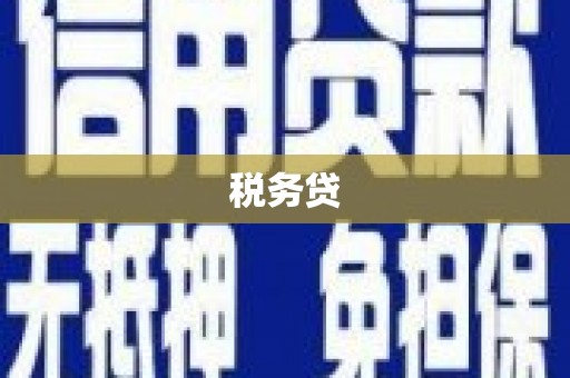 双溪税务贷