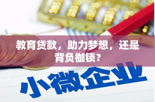 双溪教育贷款，助力梦想，还是背负枷锁？