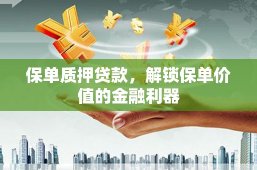 双溪保单质押贷款，解锁保单价值的金融利器