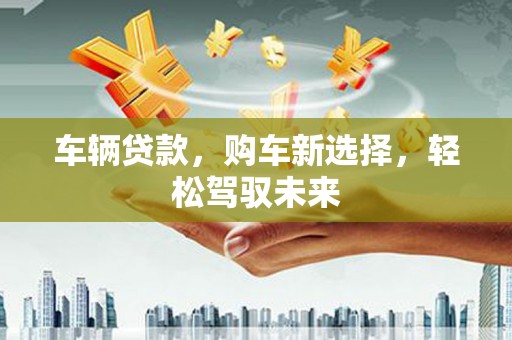 双溪车辆贷款，购车新选择，轻松驾驭未来