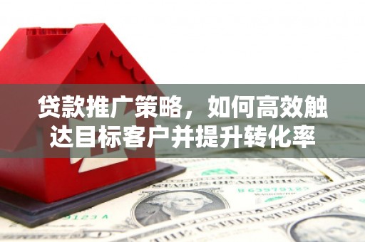 双溪贷款推广策略，如何高效触达目标客户并提升转化率