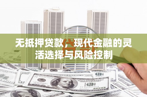 双溪无抵押贷款，现代金融的灵活选择与风险控制