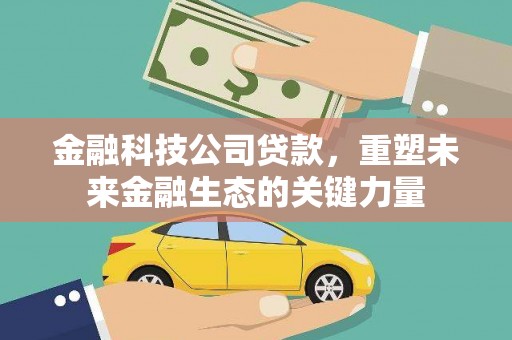 双溪金融科技公司贷款，重塑未来金融生态的关键力量