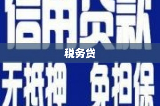 双溪税务贷