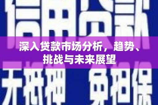 双溪深入贷款市场分析，趋势、挑战与未来展望