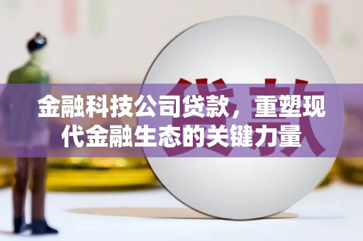 双溪金融科技公司贷款，重塑现代金融生态的关键力量