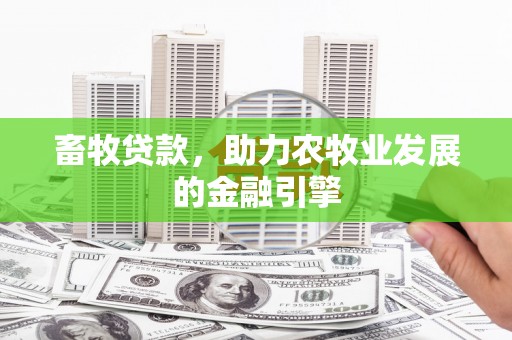 双溪畜牧贷款，助力农牧业发展的金融引擎