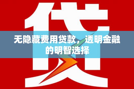 双溪无隐藏费用贷款，透明金融的明智选择