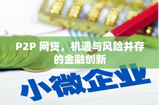 双溪P2P 网贷，机遇与风险并存的金融创新