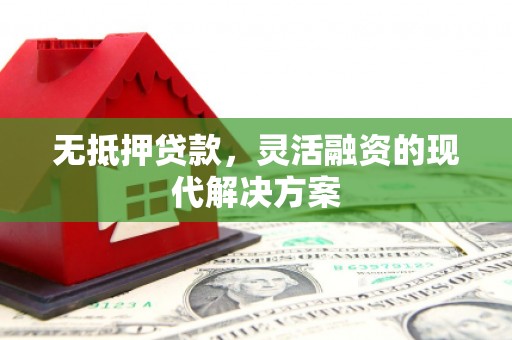 双溪无抵押贷款，灵活融资的现代解决方案