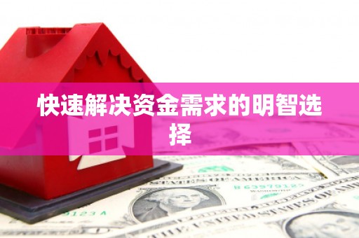 双溪快速解决资金需求的明智选择