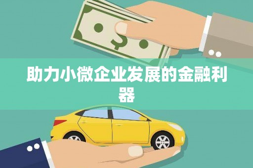 双溪助力小微企业发展的金融利器