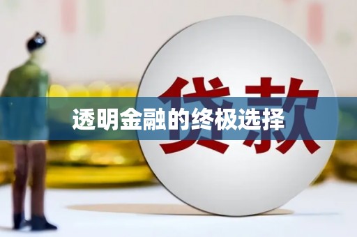 双溪透明金融的终极选择