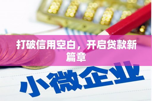 双溪打破信用空白，开启贷款新篇章