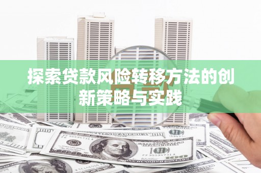 双溪探索贷款风险转移方法的创新策略与实践